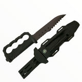 Cuchillo tipo Rambo con funda que incluye pedernal y brújula — imagen 1 de 2