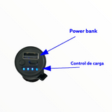 Lámpara LED con cob lateral, clip integrado y función power bank — imagen 4 de 4