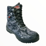 Botas de combate tácticas con estampado camuflado verde — imagen 4 de 6
