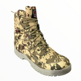 Botas de combate tácticas con estampado camuflado verde — imagen 5 de 6
