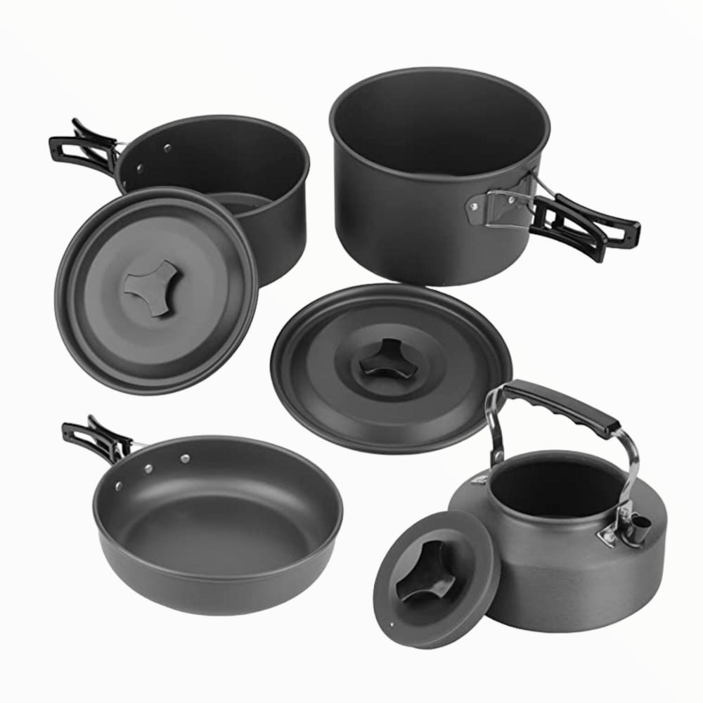 Set de utensilios de cocina de 13 piezas para senderismo y camping