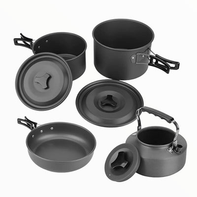 Set de utensilios de cocina de 13 piezas para senderismo y camping