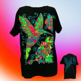 Playera fluorescente con estampado de Naruto en algodón — imagen 6 de 10