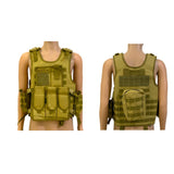Chaleco táctico porta cargadores con velcro y sistema MOLLE en varios colores — imagen 1 de 2