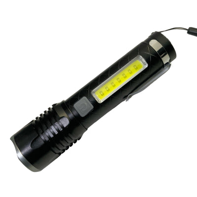 Lámpara LED T180 con 4 modos y cob lateral blanco y rojo