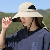Sombrero de senderismo ligero con protección solar en gris — imagen 2 de 8