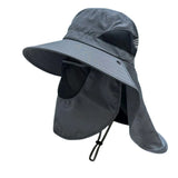 Sombrero de senderismo ligero con protección solar en gris — imagen 7 de 8
