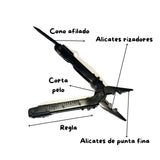 Pinza multiusos 13 en 1 de acero inoxidable con funda — imagen 5 de 6