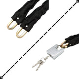 Cadena antirrobo reforzada con funda protectora para motocicleta — imagen 3 de 5