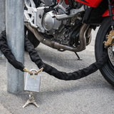 Cadena antirrobo reforzada con funda protectora para motocicleta — imagen 5 de 5