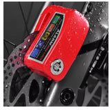 Candado de disco impermeable con alarma de 130 dB y sensor de movimiento para moto — imagen 2 de 6