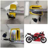 Candado de disco impermeable con alarma de 130 dB y sensor de movimiento para moto — imagen 5 de 6