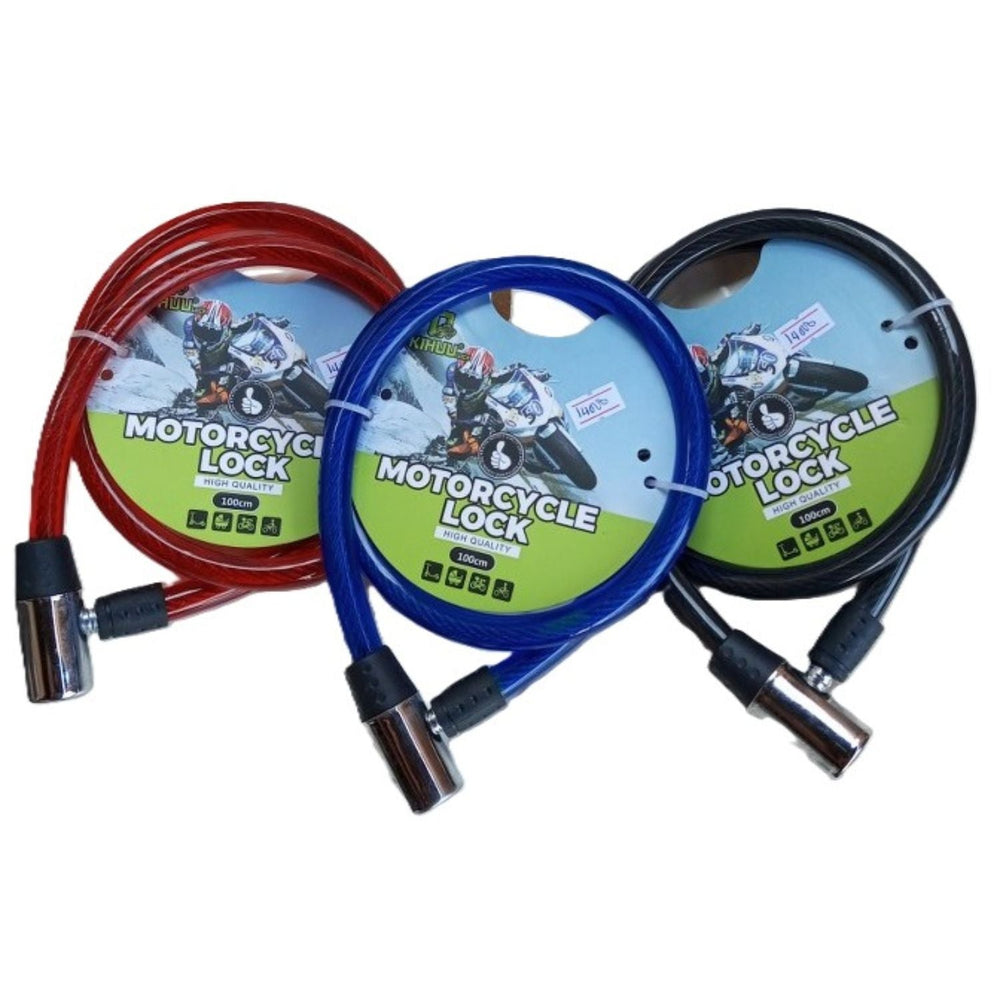 Candado para motocicleta con dos llaves incluidas