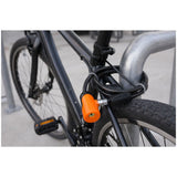 Candado tipo cable espiral con recubrimiento de PVC para bicicleta, moto y scooter — imagen 5 de 6