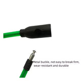 Candado tipo cable espiral con recubrimiento de PVC para bicicleta, moto y scooter — imagen 6 de 6
