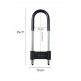 Candado U-Lock reforzado con grillete largo para moto, bici y scooter — imagen 1 de 5