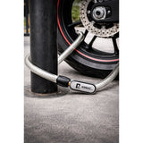Candado de cable de acero reforzado de 120 cm para motocicleta con llave — imagen 2 de 3
