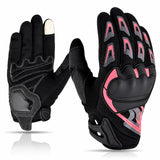 Guantes de moto con protección rígida en nudillos color gris — imagen 1 de 5