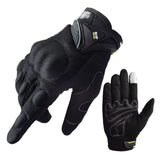 Guantes transpirables para motociclista con dedo touchscreen y protección en nudillos — imagen 5 de 6