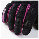 Guantes transpirables para motociclista con dedo touchscreen y protección en nudillos — imagen 6 de 6