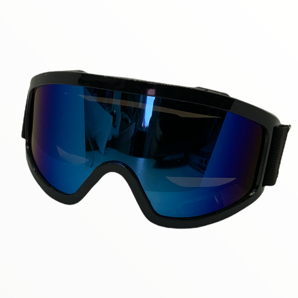 Goggle de motocross con marco negro y mica antiempañante