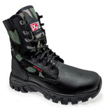 Botas tácticas de combate en color negro camuflado — imagen 2 de 3