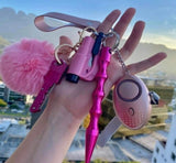 Kit de defensa personal para mujer 8 en 1 con pompon y accesorios — imagen 1 de 2