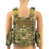 Chaleco táctico con porta cargadores sistema MOLLE, material reforzado — imagen 3 de 3