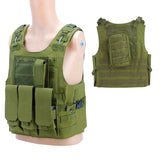 Chaleco táctico porta cargadores con velcro y sistema MOLLE en varios colores — imagen 2 de 2