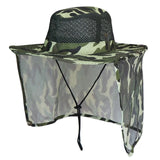 Sombrero de pesca de ala ancha en camuflaje verde — imagen 2 de 6