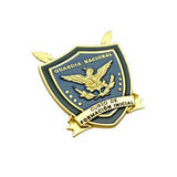 Placa alusiva al curso de formación inicial de la Guardia Nacional — imagen 1 de 2
