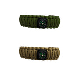Pulsera de supervivencia con cuerda paracord, brújula y cortador integrados — imagen 4 de 4