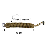 Pulsera de supervivencia con cuerda paracord, brújula y cortador integrados — imagen 2 de 4