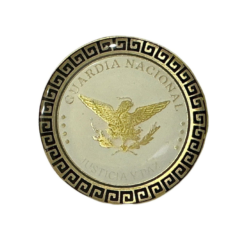 Pin de resina con escudo de la Guardia Nacional