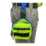 Chaleco paramédico verde fosforescente con piernera médica y bolsas MOLLE — imagen 4 de 8