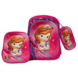 Set escolar infantil con mochila 3D, lonchera y cartuchera — imagen 1 de 5