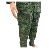 Uniforme táctico ripstop con playera y pantalón camuflaje verde militar — imagen 3 de 6