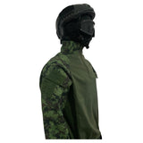 Uniforme táctico ripstop con playera y pantalón camuflaje verde militar — imagen 2 de 6