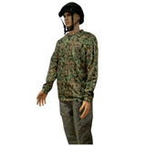 Playera táctica T3 tipo militar en color verde — imagen 2 de 4