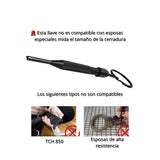 Llave universal para esposas estandar con acabado negro — imagen 3 de 10