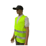 Chaleco reflectante de alta visibilidad 360° para seguridad industrial y vial — imagen 3 de 6