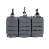 Porta cargador triple MOLLE de corte láser para M4 5.56mm — imagen 2 de 4