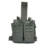Piernera táctica doble porta cargador para M4 5.56 mm con sistema MOLLE — imagen 1 de 3