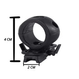 Soporte Picatinny para lámpara o láser en casco táctico — imagen 7 de 10