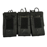 Porta cargadores triple modular en nylon con sistema molle trasero — imagen 1 de 3