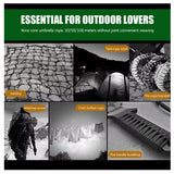 Bobina de cuerda paracord táctica de 100 metros para senderismo y camping — imagen 5 de 6