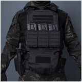 Porta cargadores táctico triple MOLLE de nylon 1000D impermeable — imagen 3 de 5