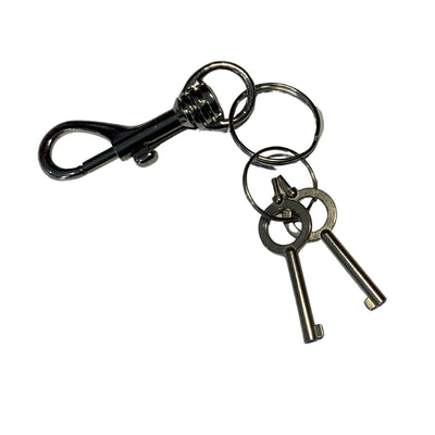 Llave universal para esposas con mosqueton de 14 centimetros
