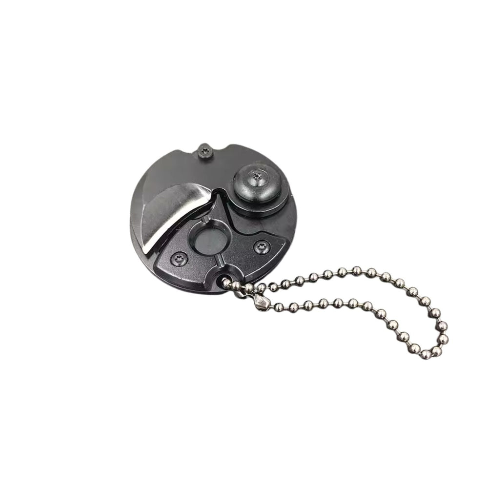 Mini navaja llavero plegable estilo karambit para uso diario EDC