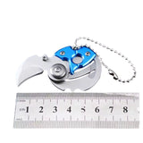 Mini navaja llavero plegable estilo karambit para uso diario EDC — imagen 3 de 5
